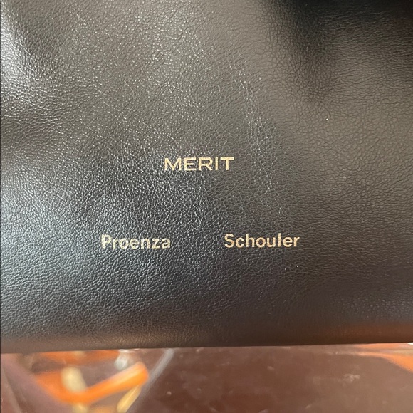 Proenza Schouler Black Vegan Knot Bag / clutch/ makeup case - Picture 2 of 7